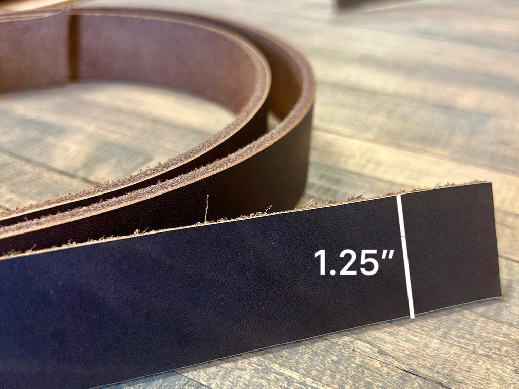 Leather Dog Collar Handmade USA Crossbody Custom Belt Straps Leather Blanks Craft Supplies with Beveled Edges Ready for Belt Making