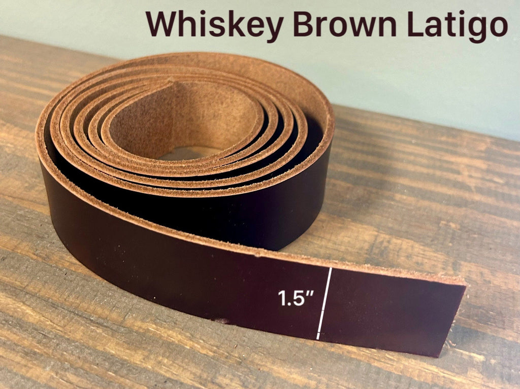 Leather Dog Collar Handmade USA Custom Guitar Strap Crossbody Fanny Pack Belt Natural Purse Straps Leather Blanks Craft Supplies