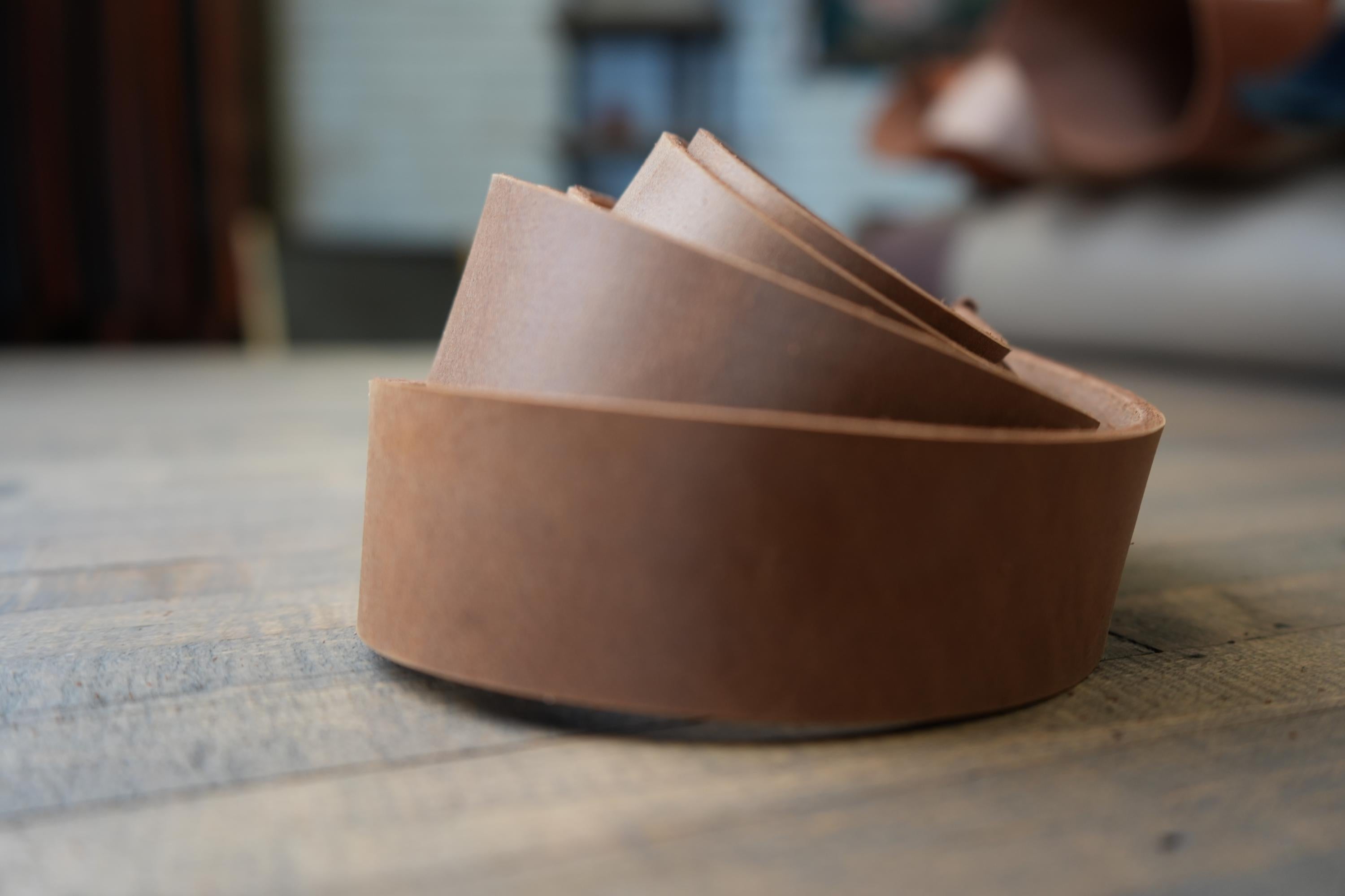 Custom Leather Dog Collar Handmade USA  Fanny Pack Guitar Strap Belt Purse Straps Leather Blanks with Beveled Edges Ready for Belt Making