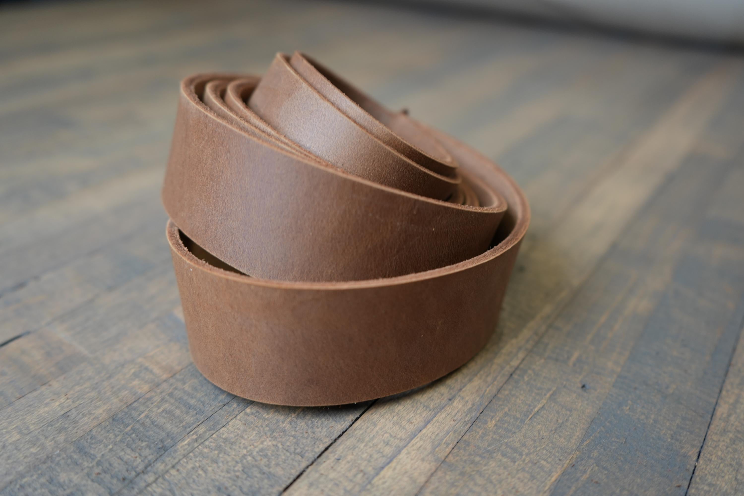 Custom Leather Dog Collar Handmade USA  Fanny Pack Guitar Strap Belt Purse Straps Leather Blanks with Beveled Edges Ready for Belt Making