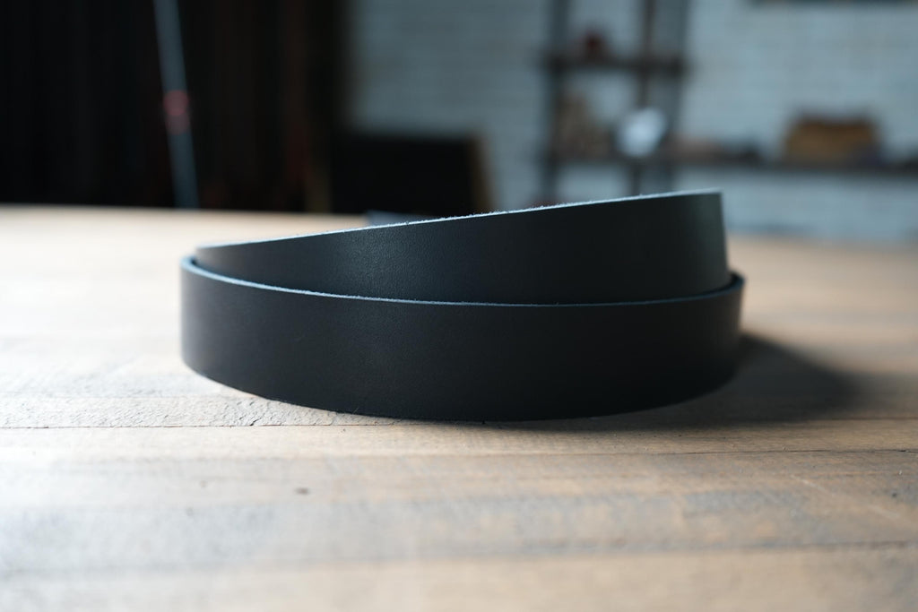 Handmade USA Leather Straps Custom Blanks with Beveled Edges Ready for Belt Making, Collars and Craft Supplies