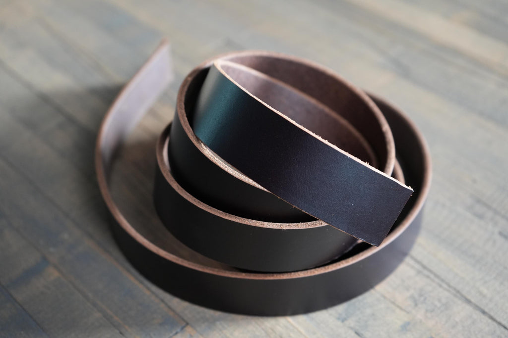 Leather Dog Collar Handmade USA Custom Guitar Strap Crossbody Fanny Pack Belt Natural Purse Straps Leather Blanks Craft Supplies