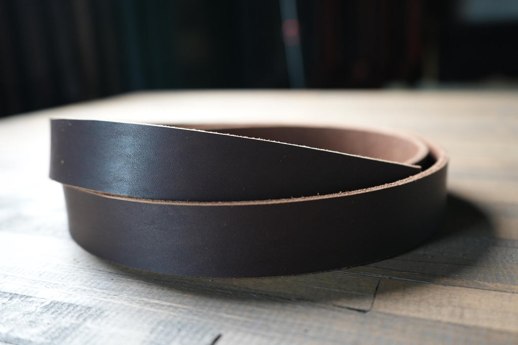 Leather Dog Collar Handmade USA Crossbody Custom Belt Straps Leather Blanks Craft Supplies with Beveled Edges Ready for Belt Making