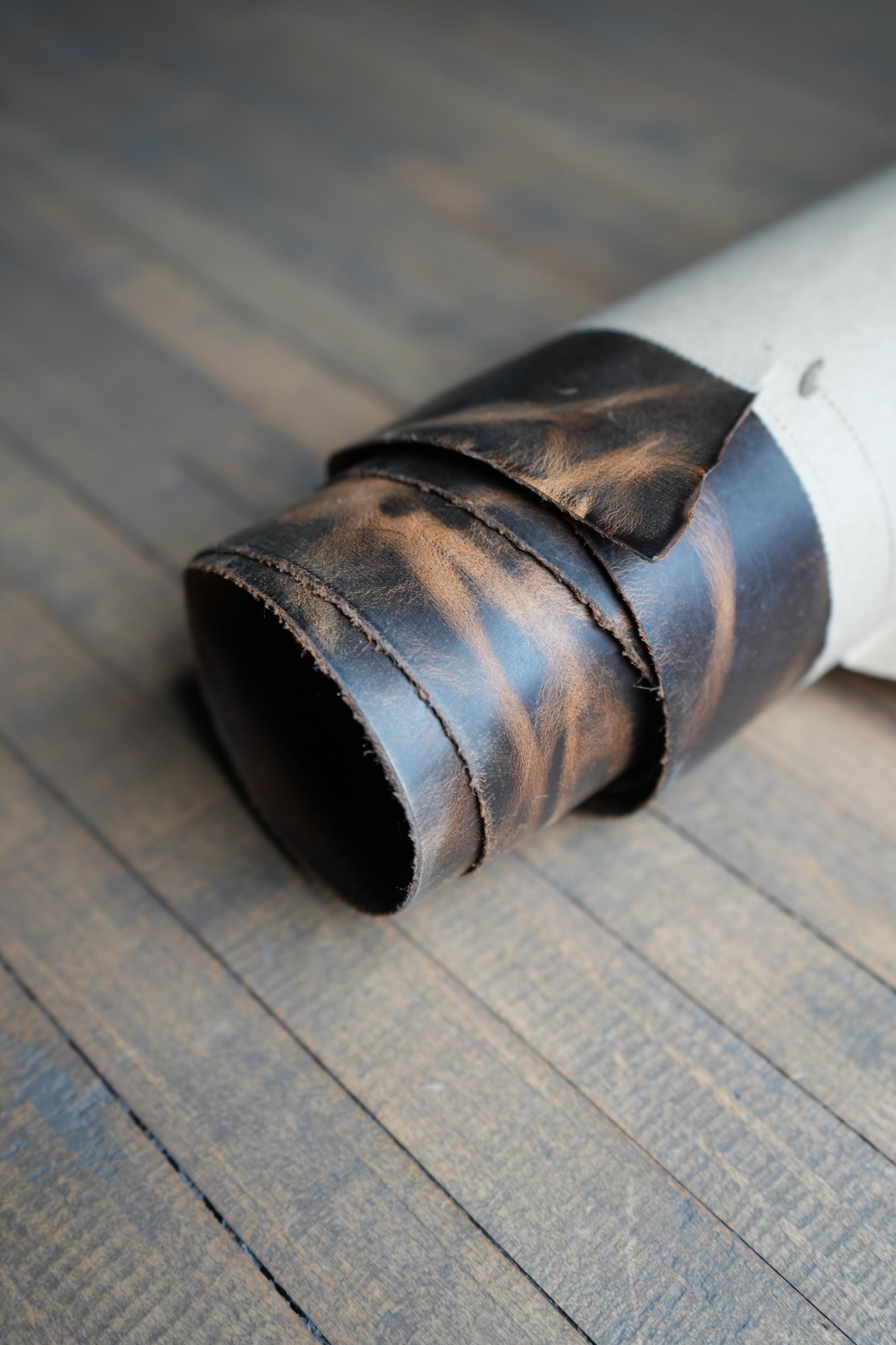 USA Buffed Steer Leather Pull Up Leather Hides Premium Leather Panels Tooling Leather Supplies Belt Bag Wallet DIY Craft Materials