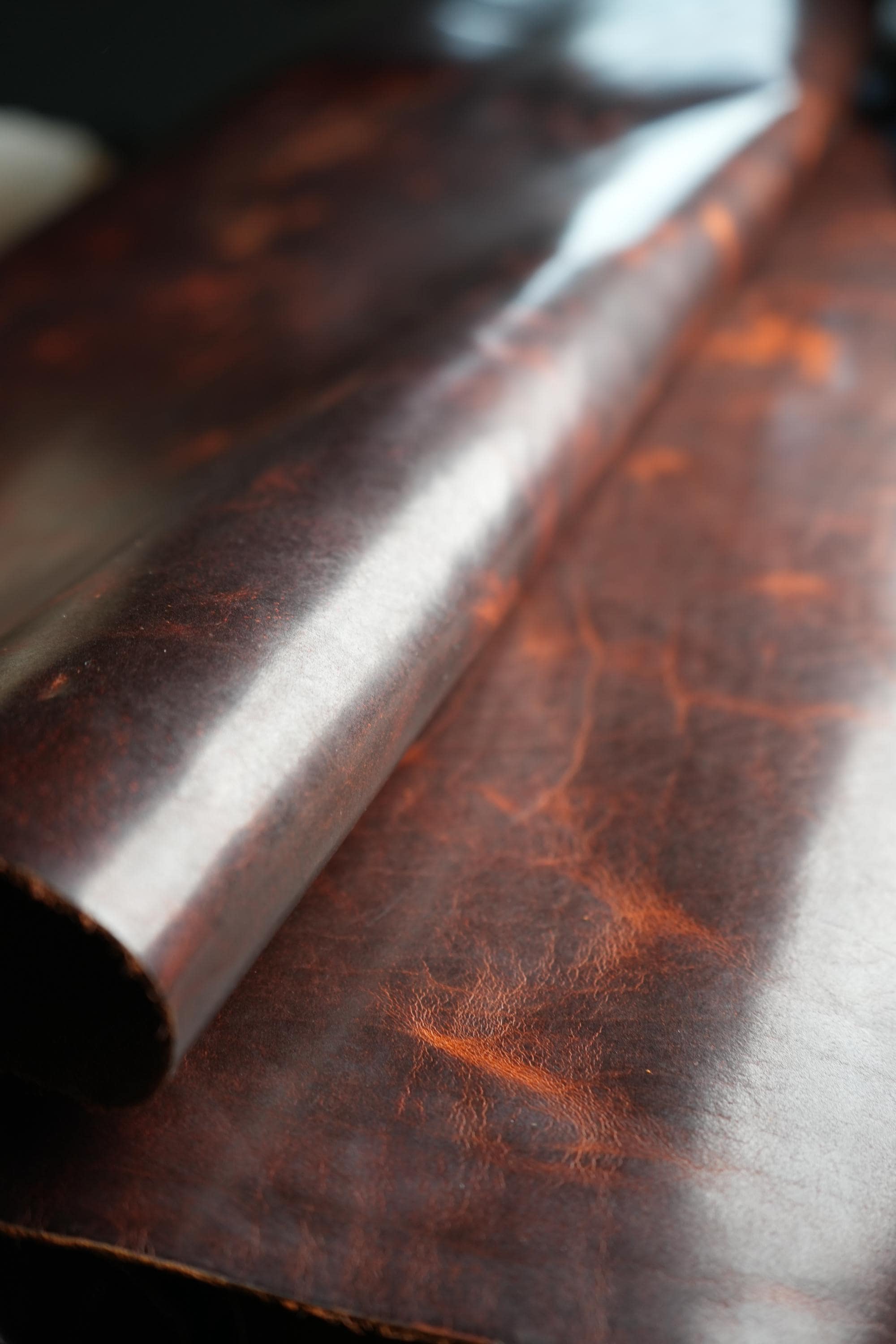 Full Grain Bison Leather USA Made Leather Panels Bison Leather Hides Belt Wallet Craft DIY Supplies Premium Leather for Makers