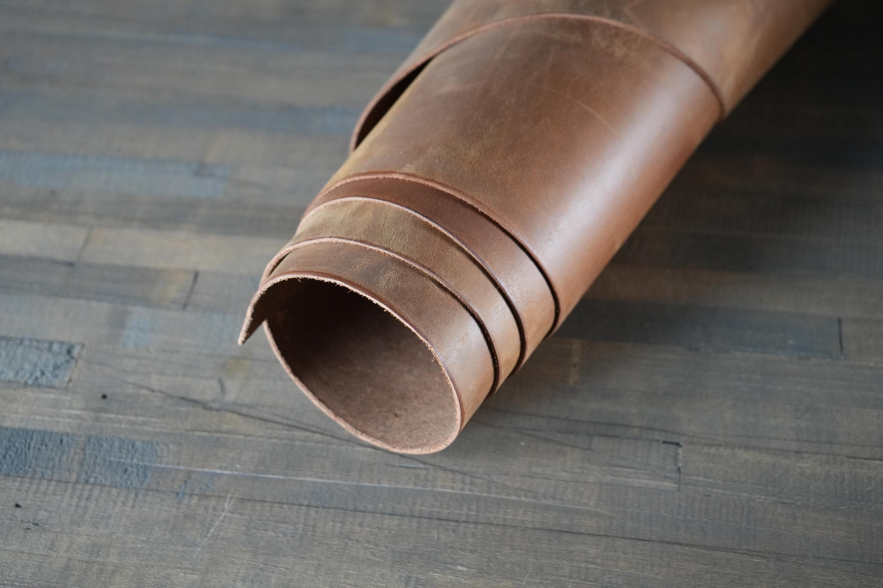 American Handmade Leather Hide Rustic DIY Craftsman Distressed Wallet Panel Handcut Cowhide Bull Crazyhorse Steerhide Tooling Hobbyist Bag.